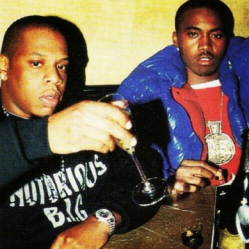 #TBT Two of the best EVER! Jay Z and Nas, #throwbackthursday #LoudHipHop #hiphop #hiphoplife #hiphop
