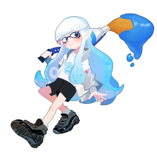 h4r4n34: long time no see  I  receive a request splatoon oc(?)