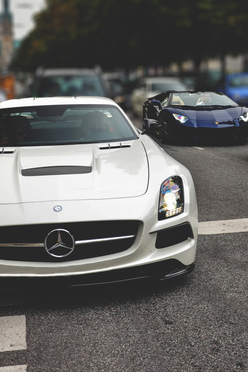 wormatronic:  SLS Black Series X Aventador | More