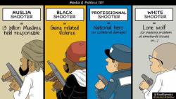 mindsandimages:  How the Media views shootings in America! Follow us @ mindsandimages.tumblr.com see our   Archive 