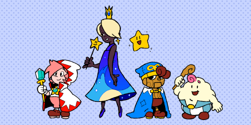 tentatively, here are all of the mario redesigns ive been doing. ive also got a full chart with ever
