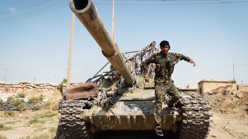 We gained exclusive access to YPG fighters as they clear the northeastern Syrian city of Hasakah of 