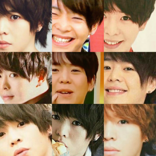 Just a small collection of Arioka Daiki wearing ☆ earings.