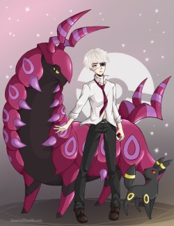 hinamie:  I’m finally finished oh my god I haven’t drawn pokemon since third grade I call it pokyo ghoul (⌒▽⌒)☆ 