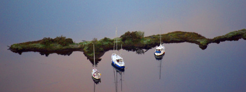 Parked boats…