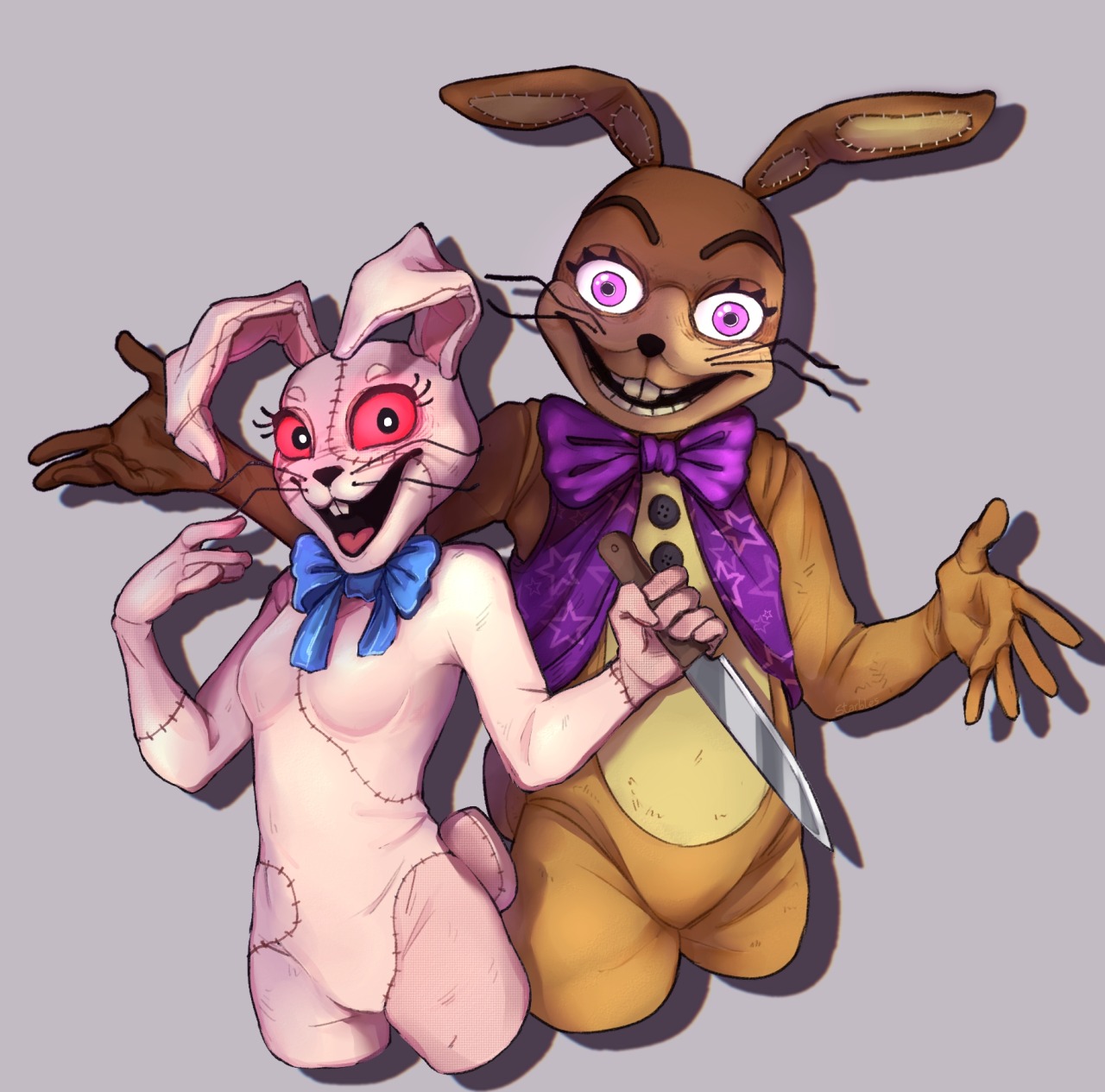 Glitchtrap and Vanny Posing! : r/fivenightsatfreddys