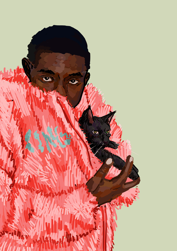 thingsfortwwings: persehpone: So, you like cats ? …. [Image: T’Challa wearing
