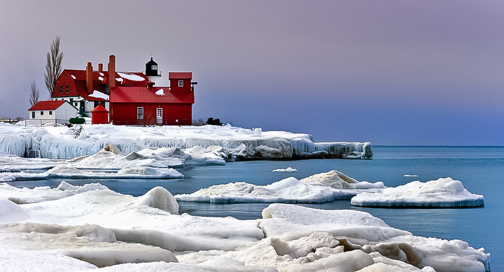 djferreira224:  &ldquo;Lavender Dawn&rdquo; ~ Point Betsie Lighthouse, Crystallia,