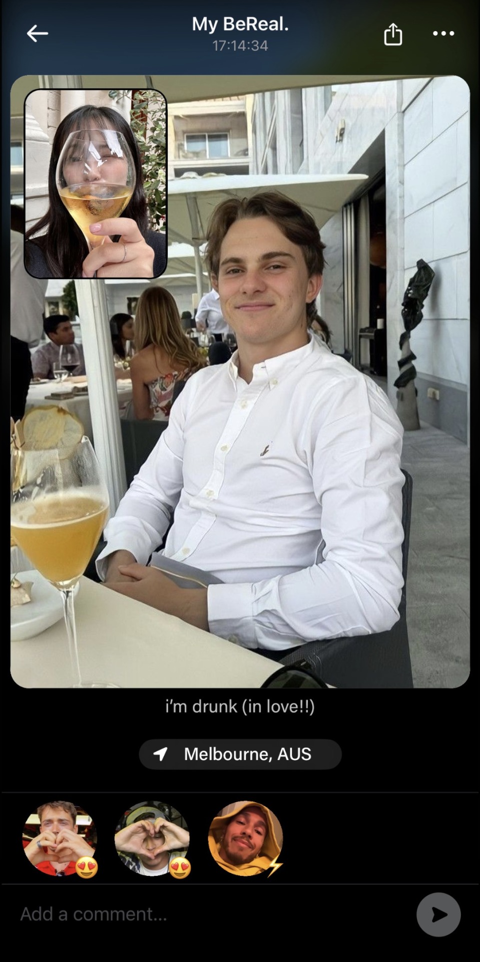 BeReals With Your F1 Boyfriend | F1 Grid X Reader