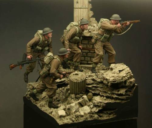 It’s not mine, but damn! Credit: The Battle of Monte Cassino by Günther Sternberg. Scale 1/35