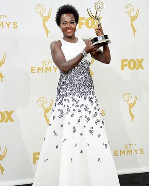Viola Davis won the Emmy for Best Lead Actress in a Drama Series! She is the first Black woman to wi