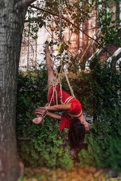 ropesinmotion:  Ropes In Motion // Title: Meditation// Project: Urban Bound// Model: AinoKawaki ‘// Photo: Stef-des - http://stef-des.tumblr.com// Rope: _Yuki 