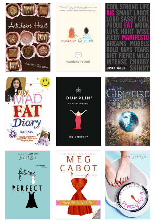 deteriorating-bookaholic:  books-cupcakes:  Plus Sized Character Book Recommendations Summer ( buttermybooks ) and I ( books-cupcakes ) recently discussed how there is a lack of plus size character representation in not only young adult literature but