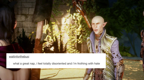 hanszimmerr: this is a ‘it may seem like solas is my fav but i actually rly hate him&rsquo