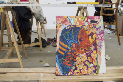 Student work at Kunstakademie Muenster.