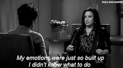 boys-and-suicide:  Demi Lovato Interview-Please don’t remove the credit.