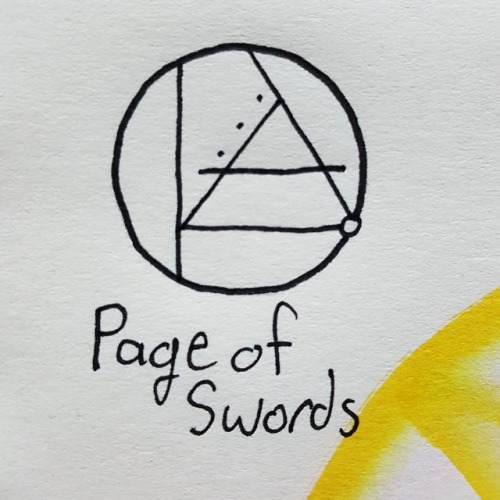 Day 112: April 22, 2018 Minor arcana: Page of Swords. (Don’t repost or delete this caption. Feel fre