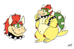 curritos:some bowser doodles