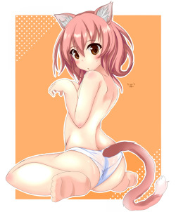 nocatgirlsnsfw:  No Catgirls Here NSFW  Artist: Unushi