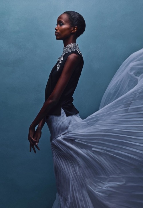 a-state-of-bliss:Vogue Italia March 2019 ‘Music For Chameleons’ - Judy Kinuthia by Solve Sundsbo