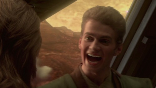 darth-marrs-rockin-booty:  skygawker:  skygawker:  Actually, a lot of this movie is golden to be honest.  Obi-Wan: ANAKIN NO Anakin: ＡＮＡＫＩＮ  ＹＥＳ  anakinsbutt they look like anakin just told a nasty pun and obi tried not to admit it