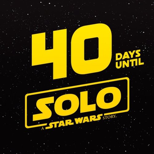 40 days until #Solo: A #StarWars Story https://t.co/VhHvsN29sm@StarWarsCount