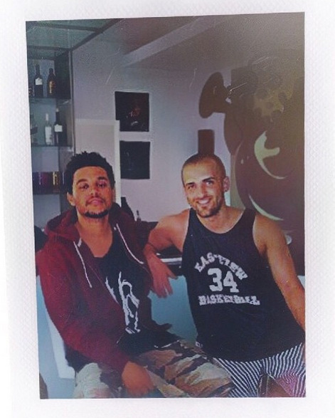 abeldaily:  The Weeknd x Illangelo polaroid. xo