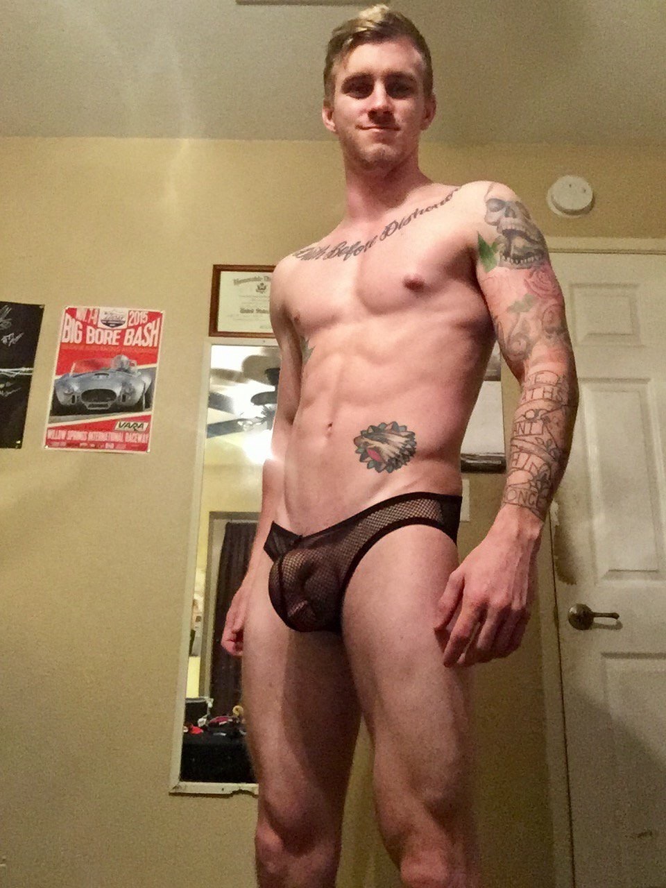 urmyman:  When mom’s not home dad walks around in his sexiest underwear. Tonight