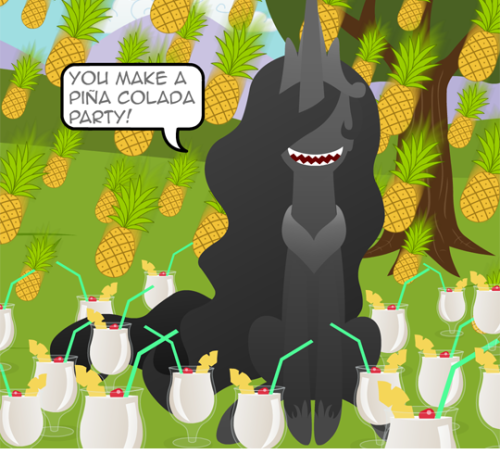 nopony-ask-mclovin:Mod McFael: I’m testing some multipanel replies. I usually make just one for those simple replies, since they are supposed to be easy. But sometimes it’s possible make a reply only if I use more than one panel. So I’m testing