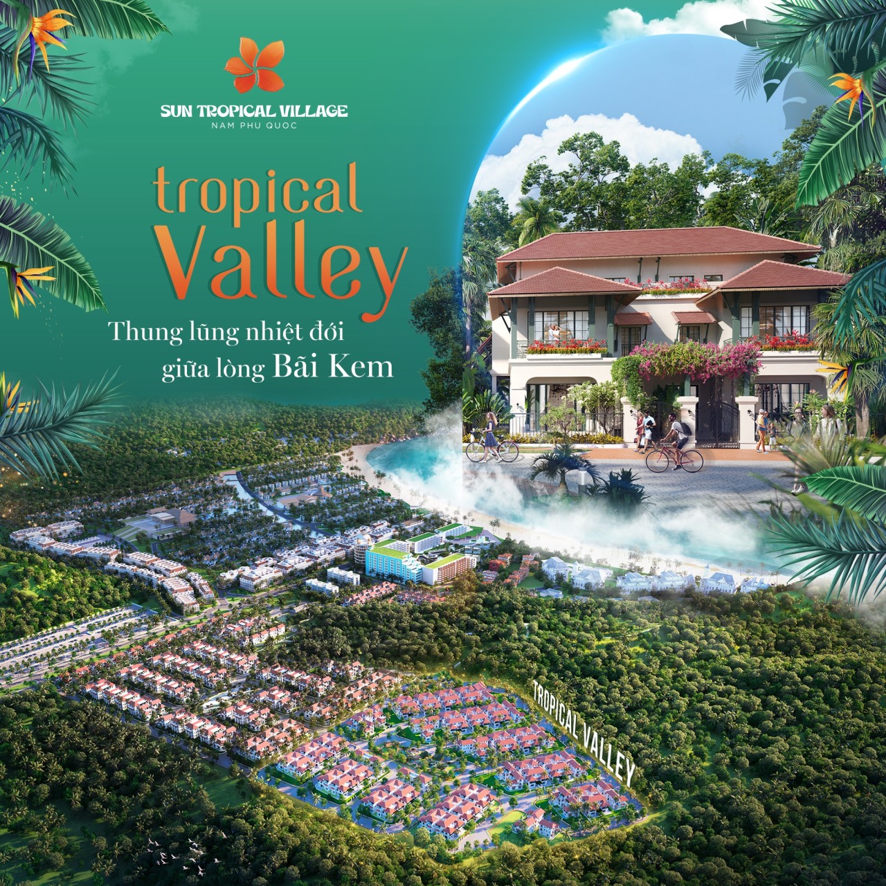 Lễ ra mắt phân khu Tropical Valley - Sun Tropical Village Phu Quoc- Vườn trong thung lũng