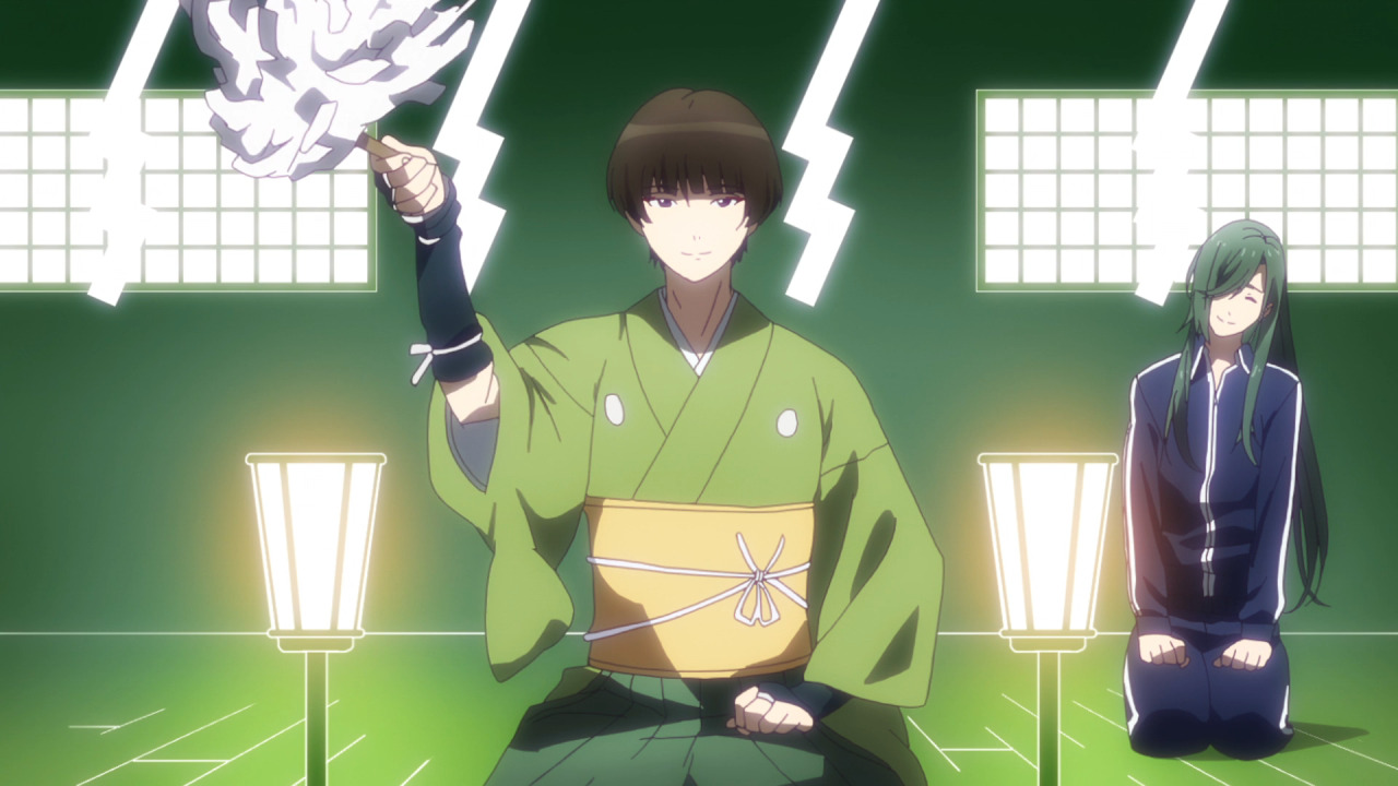 I always love Nikkari’s expression here. He’s like “Look at my weird husband with his weird little stick, he’s doing his best” #also the two lanterns are a nice touch tbh #topazadine tkrb