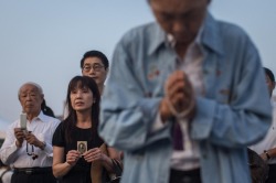 aljazeeraamerica:  Photos: Hiroshima marks 70th anniversary of first atomic bombingPrayers for victims at the site where the bomb exploded on August 6, 1945 