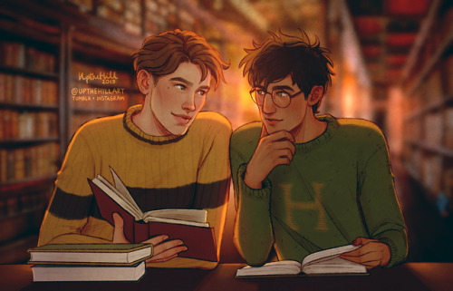 upthehillart: gotta do research for the triwizard tasks, lots of late night studying, long hours, su