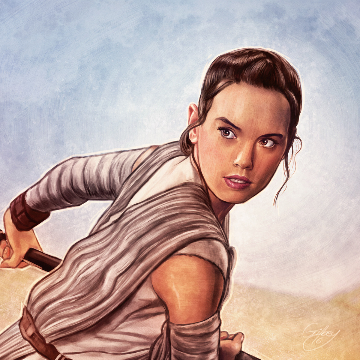 imthenic:  Star Wars: The Force Awakens Portraits by Sam Gilbey 