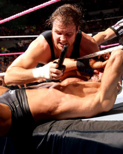 rwfan11:  Tickle time with Dean Ambrose