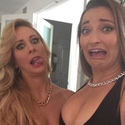 missdanidaniels:  Working with friends is super sexy… 😂 @cheriedeville