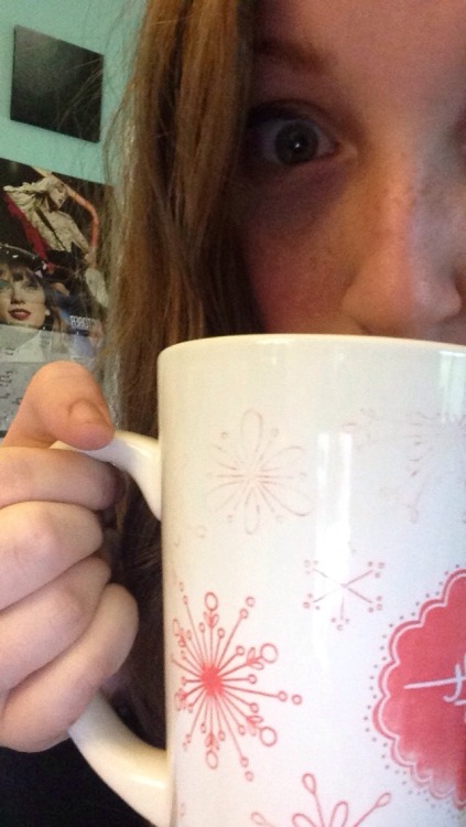 screamingiminlovewithyou: Peppermint latte…tswift mug…..out of the woods…&helli