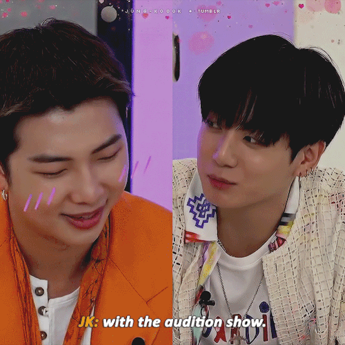 Jungkook Answering The Question About Who Was His Favorite Star When He Was Young (cr. Monojoonss)