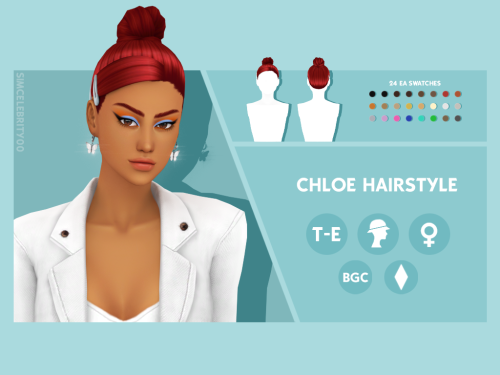Chloe Hairstylewelcome to a new era my sims are back and with a new look!Maxis Match HairstyleAvaila