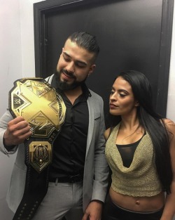 twinkle-toes95:  andradealmas: 2017 was incredible but 2018 will be much better !! we look amazing #elidolo #lamuñeca #nxtchampionship