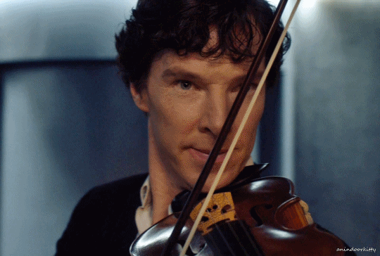 Sherlock and violin