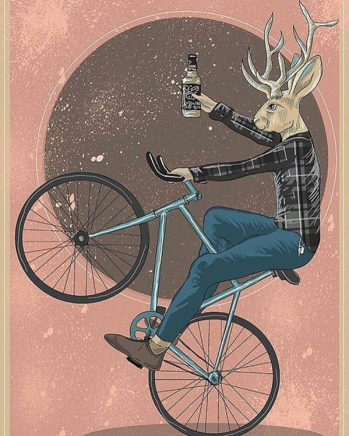 hizokucycles: #Repost from artist @kellianneshaver - “ An older one, from 2013. Richmond is a uniqu