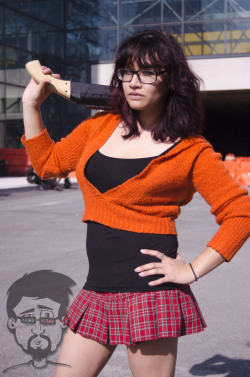 nolansphotos:  Zombie Apocalypse Velma Model: Mary Elaine - NYCC 2013 Sunday &copy; 2013 Chris EG Nolan