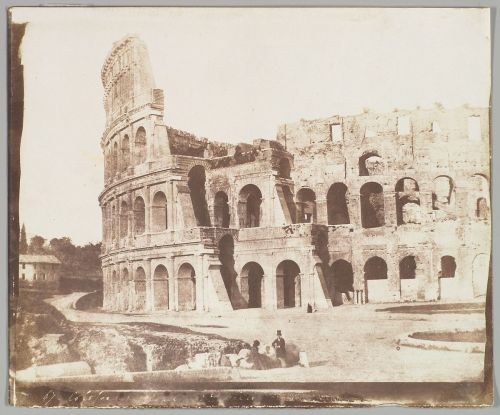 Photographs of Rome in the mid-1800s.  The first two were taken byCalvert Jones, and the second two 