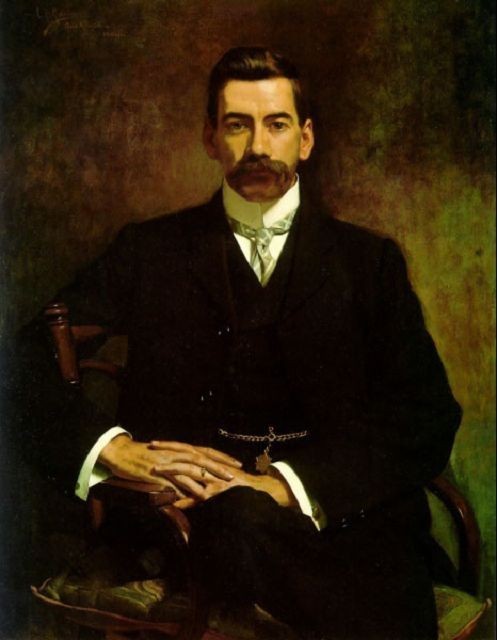 Charles Frederick Goldie (New Zealand, 1870-1947), Portrait of J.R. Hooper, 1904.