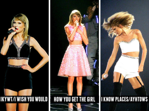   Taylor Swift’s 1989 World Tour wardrobe in Tokyo, Japan (Day 1 &2) in order