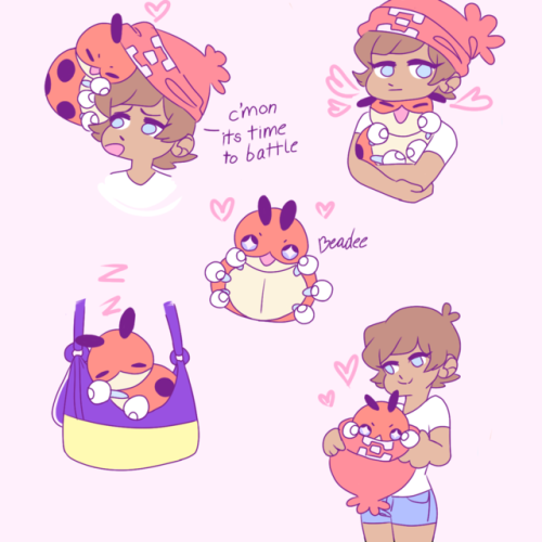 whoreiblegenes:I think my ledyba loves me to much