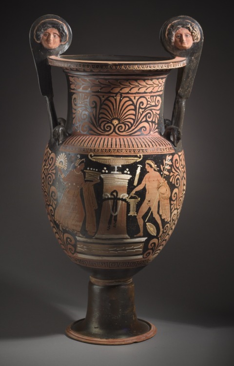 Three painted vases by the so-called Baltimore painter, between circa 320 and circa 310 BC; Ancient 