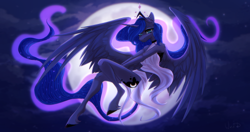 mediumsizetex:  Moon by maybeWeeD