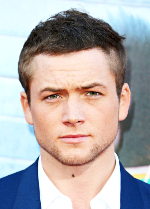 taronegertondaily: Actor Taron Egerton attends the premiere Of Universal Pictures’ “Sing” on Decembe